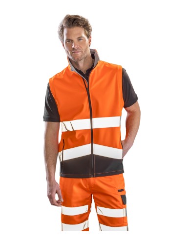 R-R451X-Printable Safety Softshell Gilet